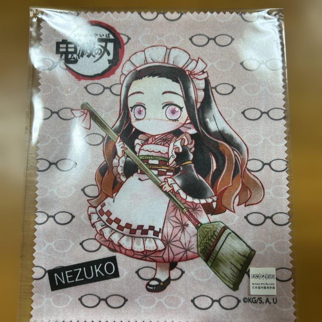 鬼滅の刃×執事眼鏡　缶バッジ&眼鏡拭き