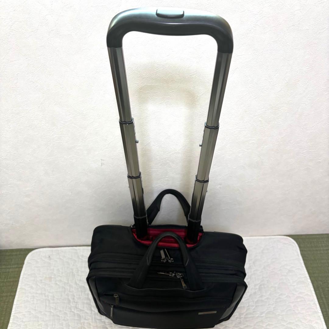 希少 サムソナイト 2輪 キャリーバッグ スーツケース　大容量　2層