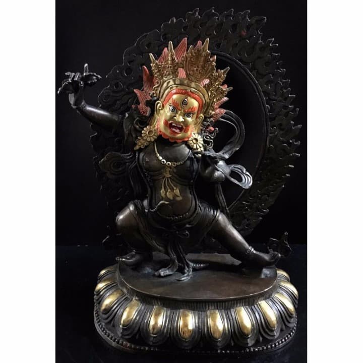 ◆ヴァジュラ・パーニ（金剛手）像◆仏教　チベット