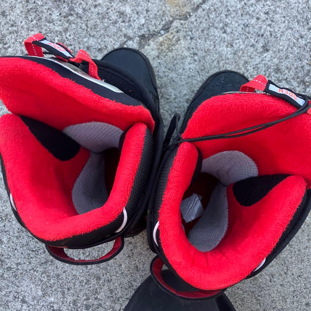 head ヘッド プレミアム BOAダイヤル式スノーボードブーツ 黒/赤26cm