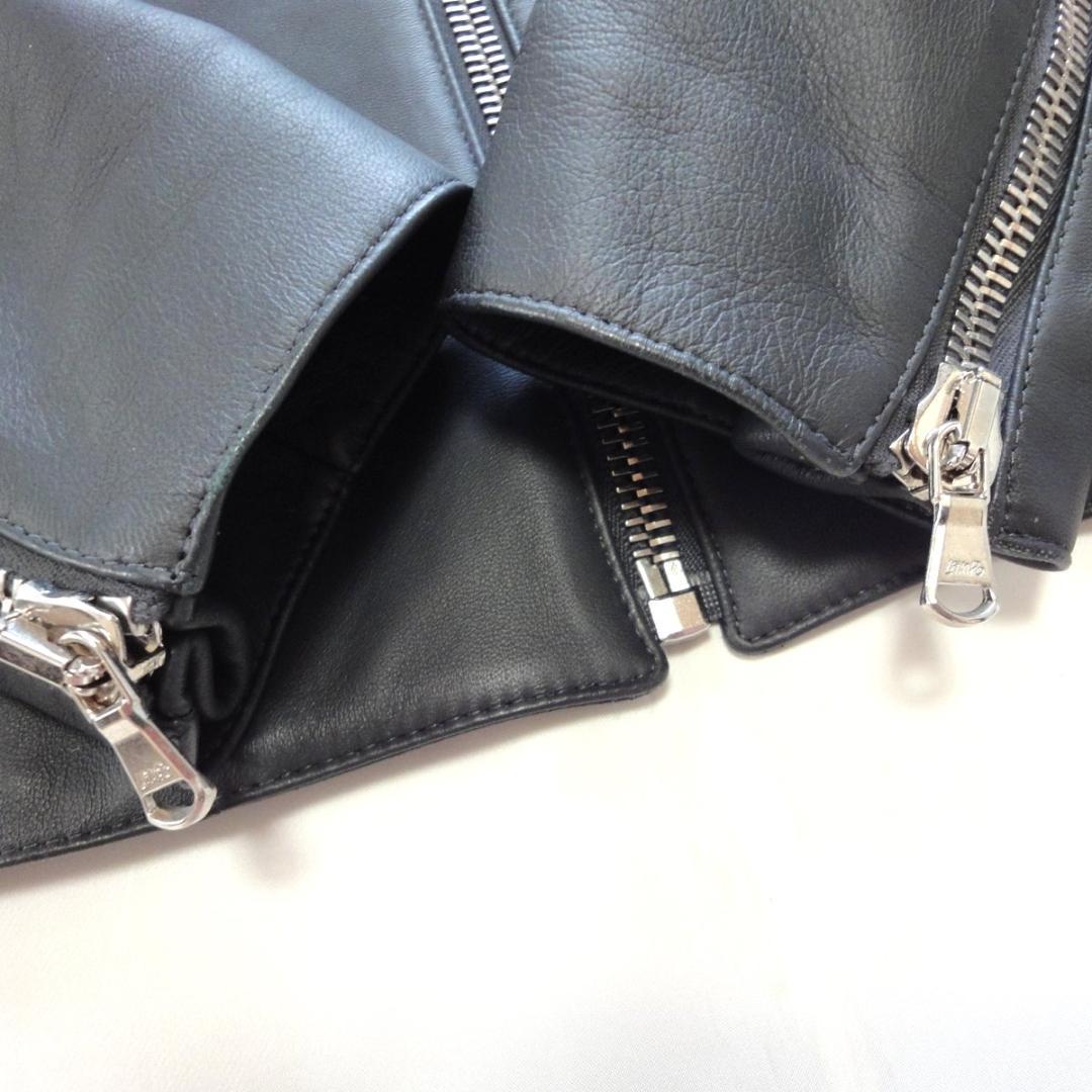 TOMORROWLAND x DENIM ラムレザー ライダースジャケット 羊革