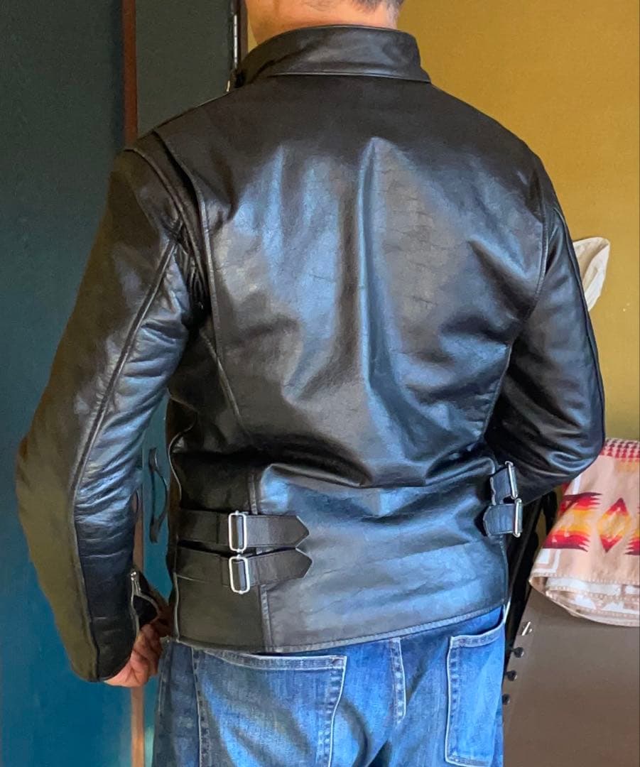 HornWorks ホーンワークス　シングルライダースジャケット　Ｍ