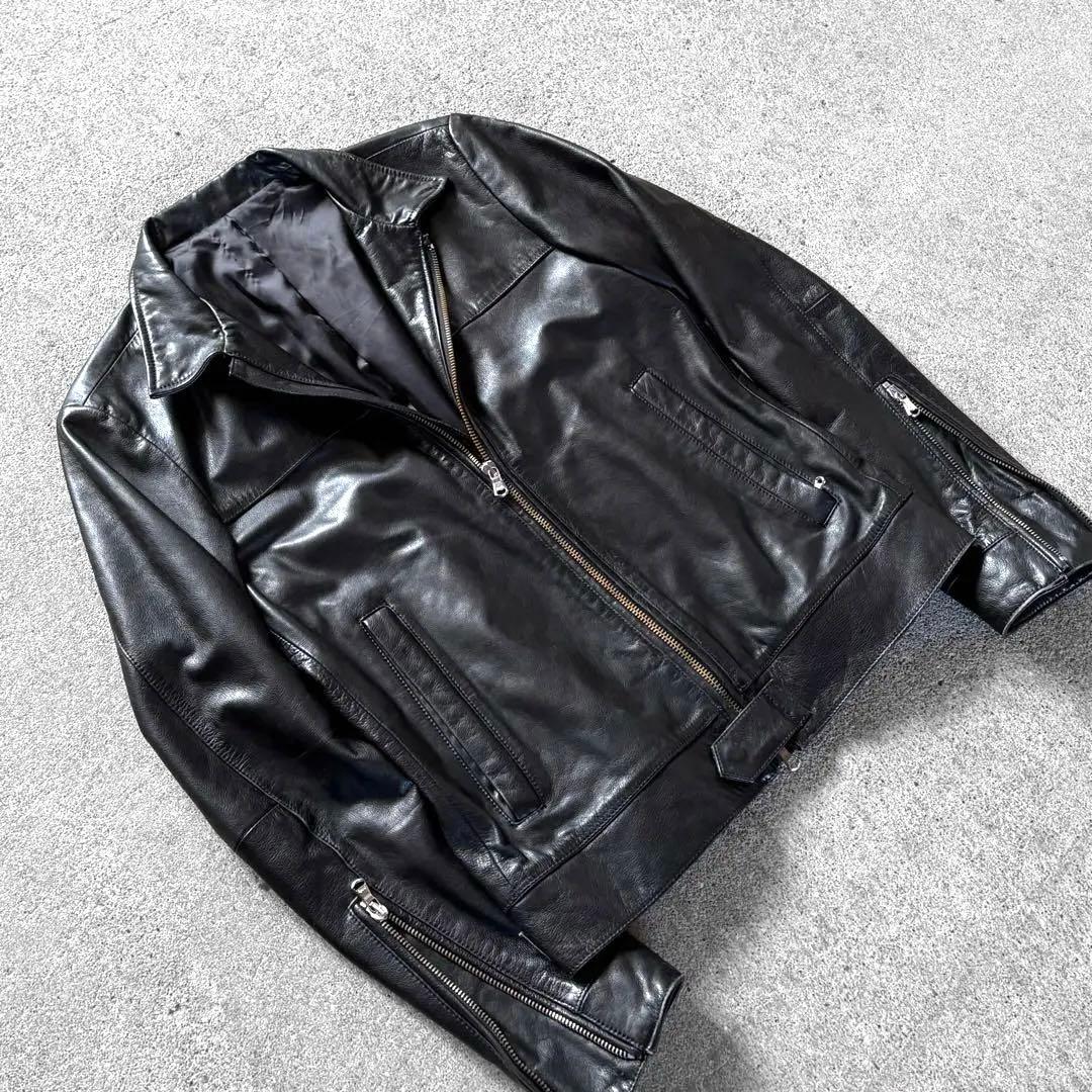 00's 5351 POUR LES HOMMES レザージャケット　アーカイブ
