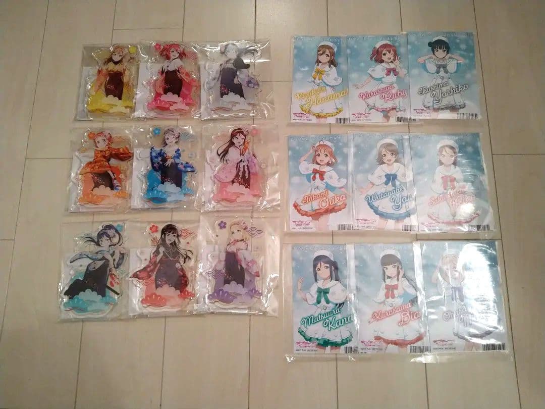 ラブライブサンシャイン アクリルスタンド お正月 ブロマイド まとめ売り