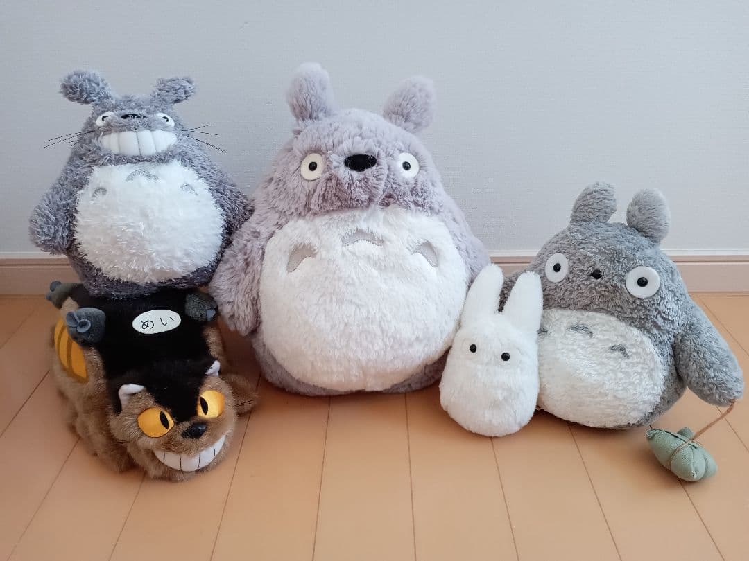 トトロと猫バスのぬいぐるみセット