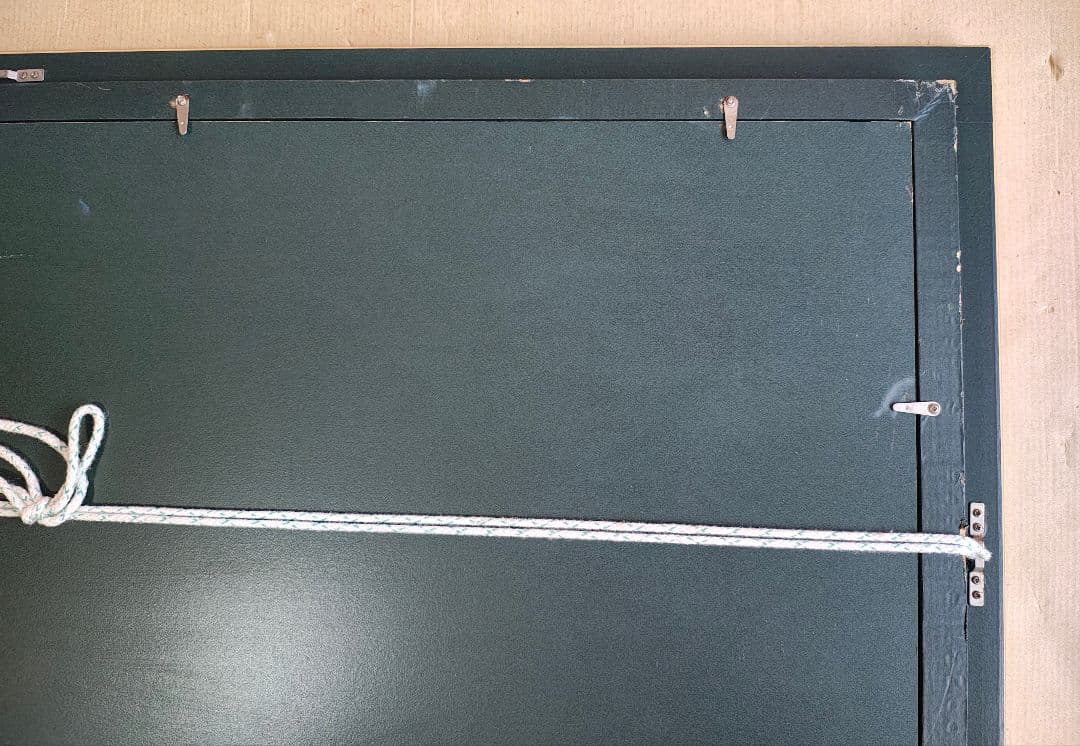 ​F15号 油絵・額縁セット アンティーク調 ゴールド アクリル板仕様