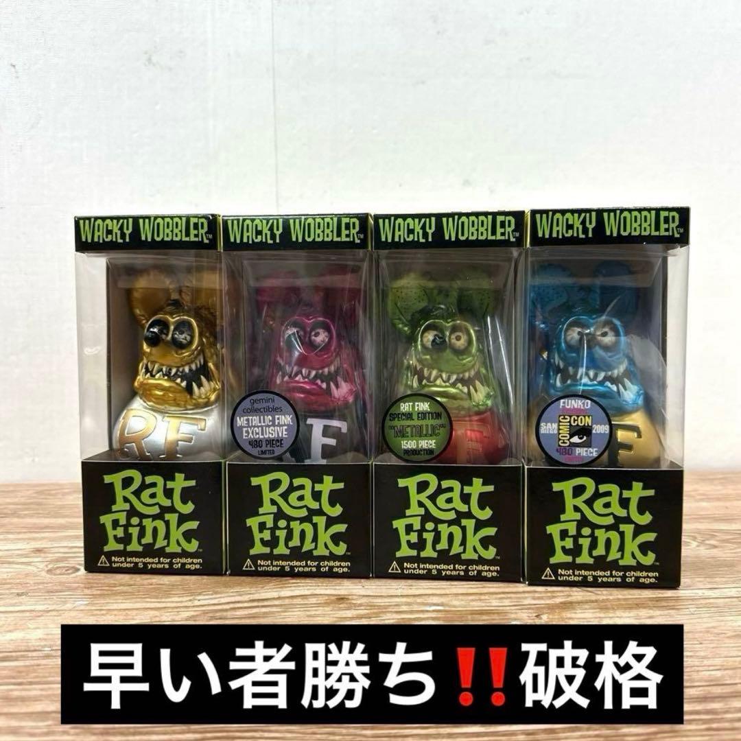 破格‼️Funko メタルボブルヘッド ラットフィンク4点まとめ売りSET