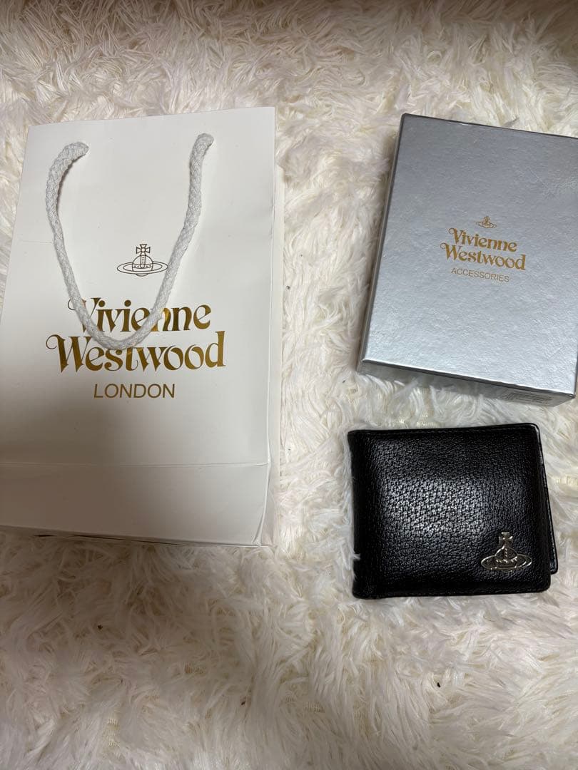 Vivienne Westwood 二つ折り財布 ブラック