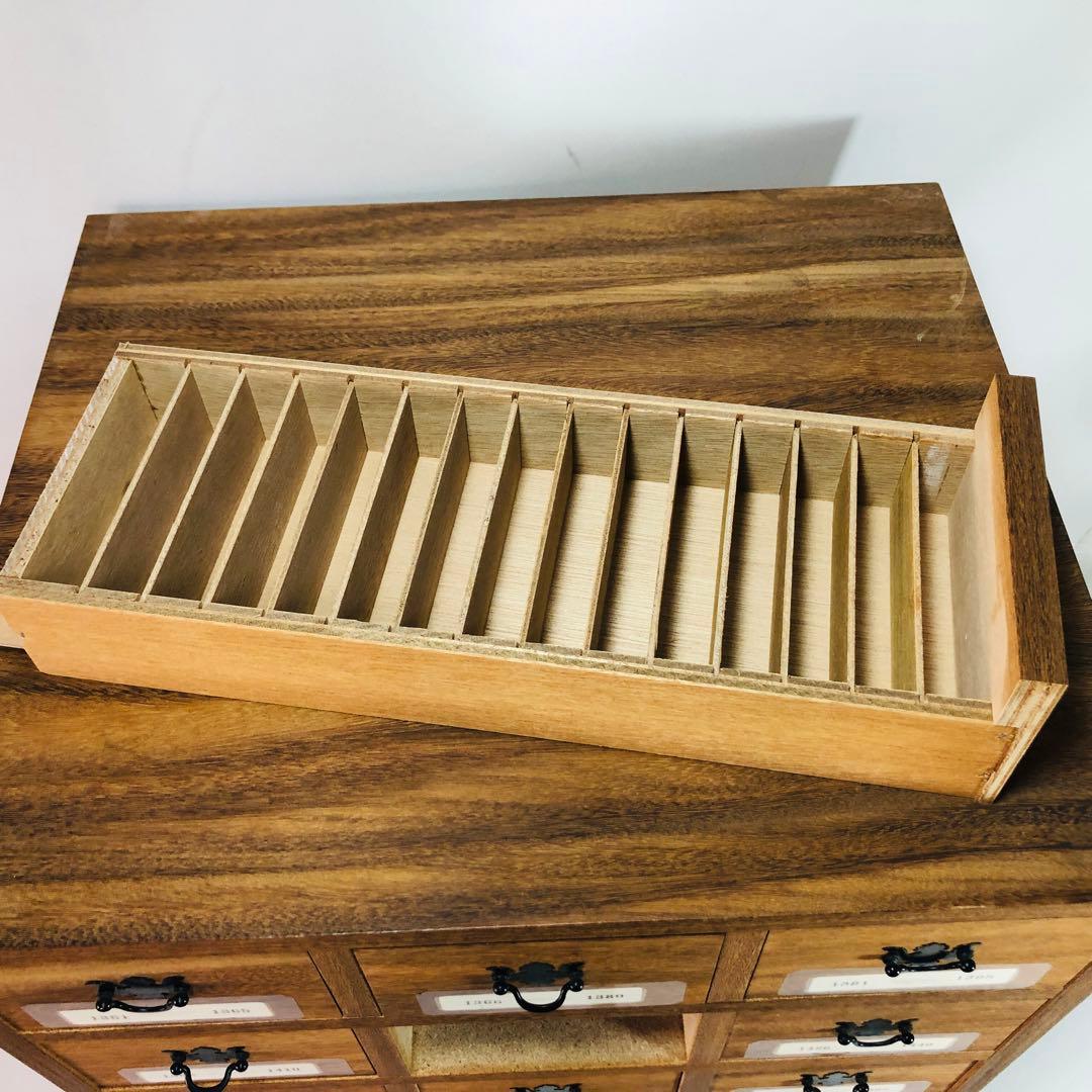 薬 箪笥 カードなど最大225区画の自由収納。小物もカードもスッキリ整理！