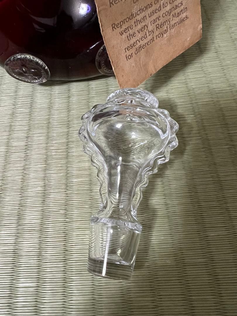 訳あり、ルイ13世レミーマルタン★未開栓★ 替栓付きバカラボトル、ベリーオールド