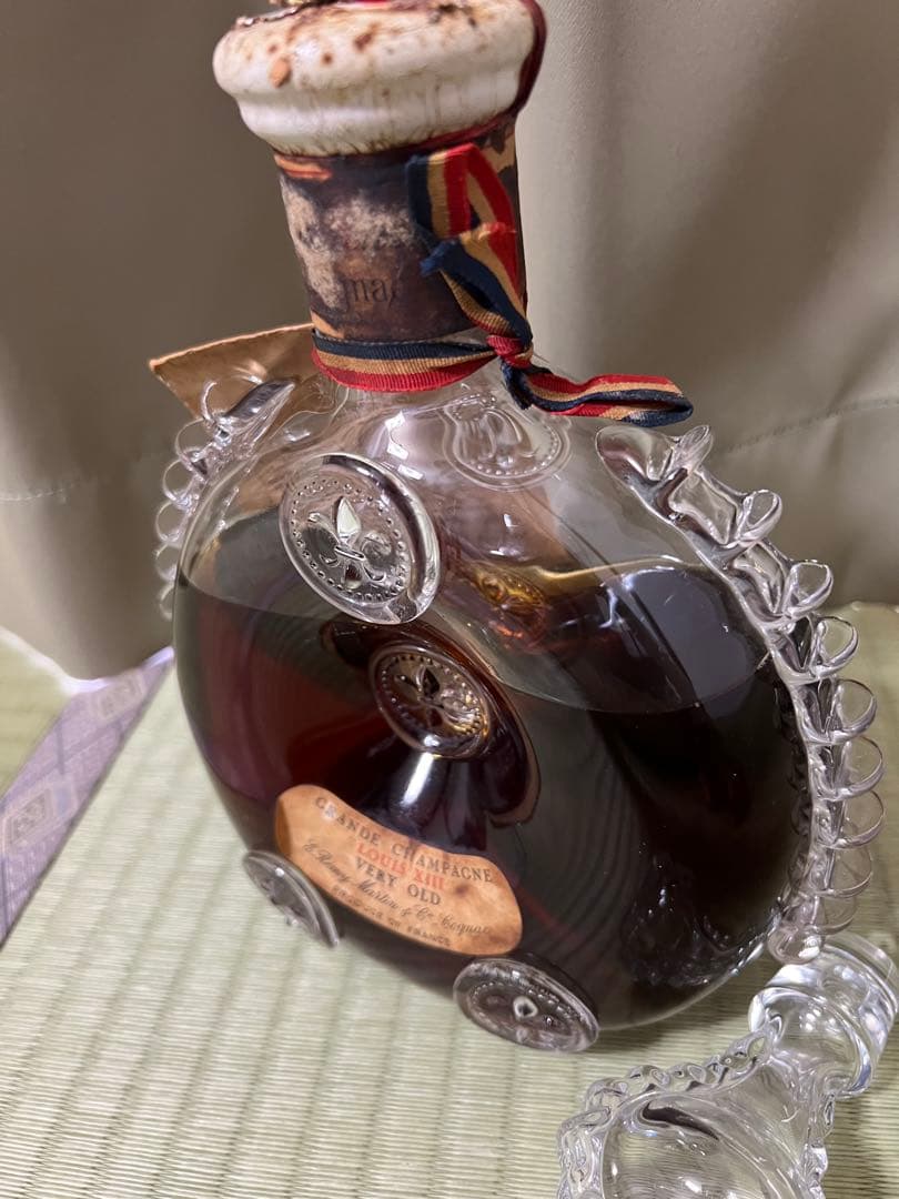 訳あり、ルイ13世レミーマルタン★未開栓★ 替栓付きバカラボトル、ベリーオールド