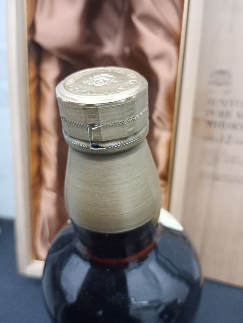 サントリー ピュアモルトウイスキー 山崎12年 750ml 43％ 木箱付 希少