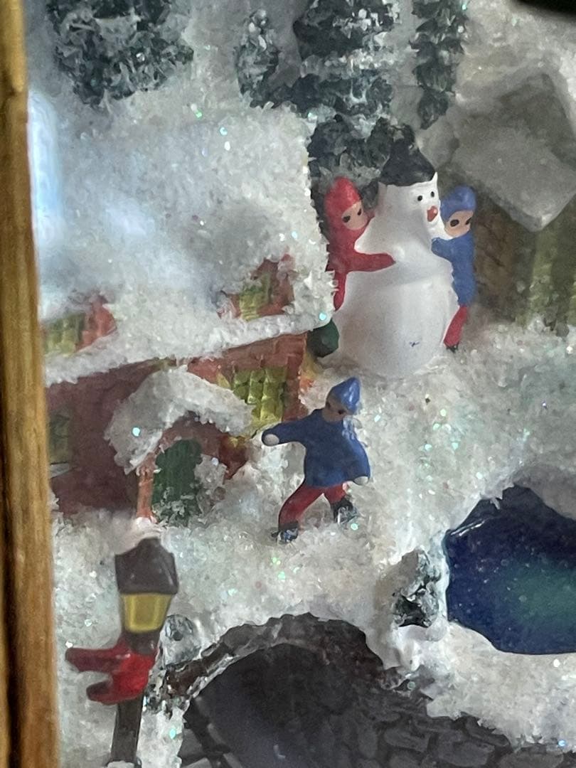 サンタクロース クリスマス オルゴール　フィギュア