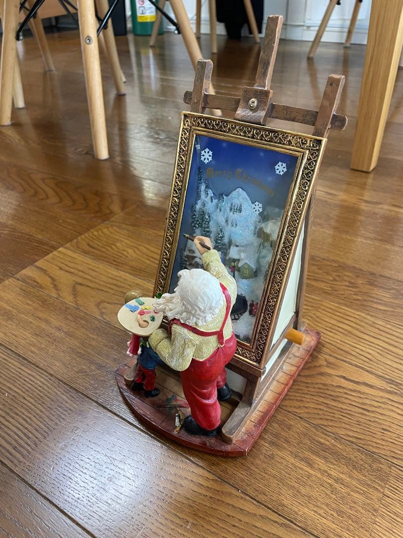 サンタクロース クリスマス オルゴール　フィギュア