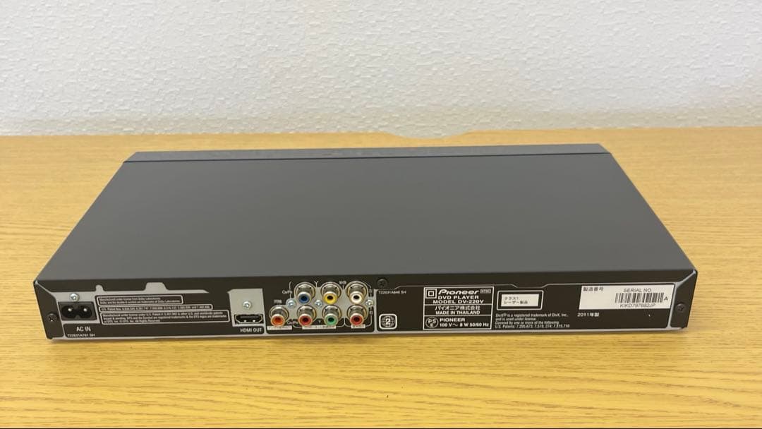 【新品　未使用品】Pioneer DV-220V DVDプレーヤー