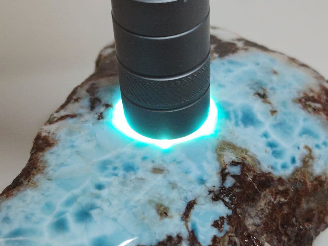 ラリマー 589g 原石 鑑賞石 自然石 誕生石 鉱物 鉱石 水石 インテリア