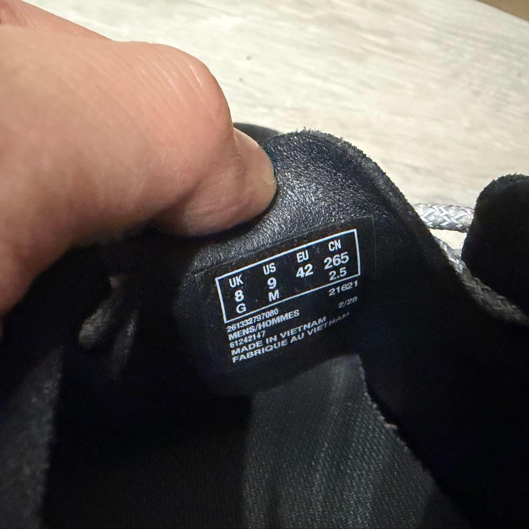 Clarks Wallabee ワラビー UK8 26.5cm black