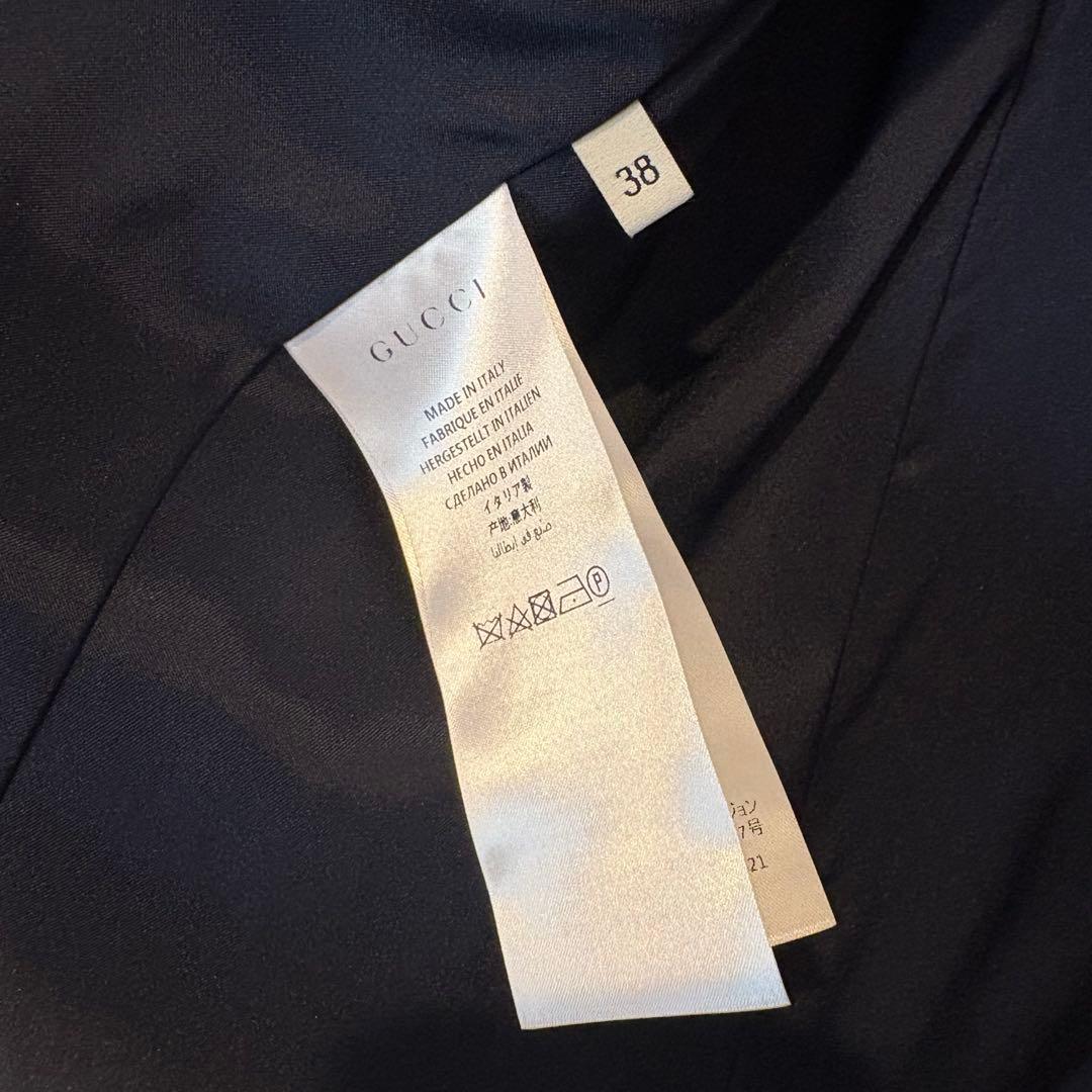 GUCCI グッチ　チェスターコート　ネイビー