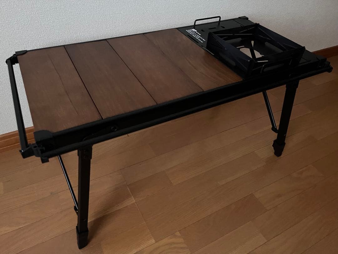 WAQ バーナーミニテーブル　ウッドパネル 4枚 + IGT規格 テーブル付