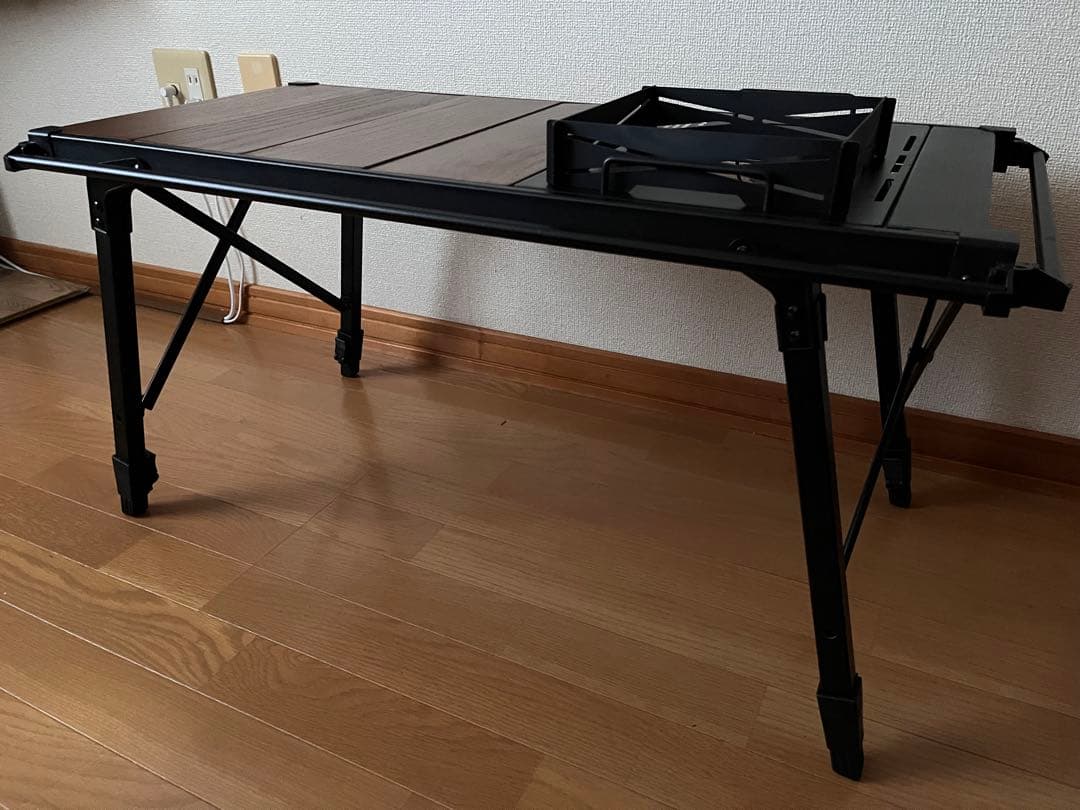 WAQ バーナーミニテーブル　ウッドパネル 4枚 + IGT規格 テーブル付