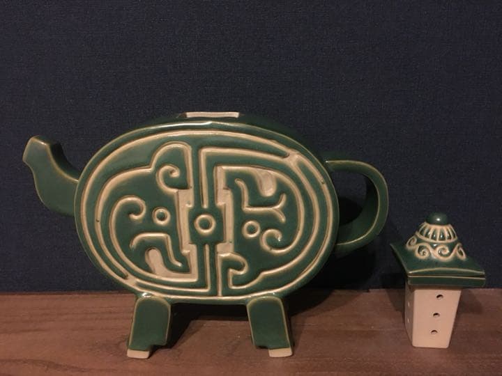 アンティーク雑貨 陶器 置物 ジョウロ