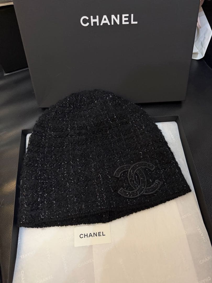 【新品未使用】CHANEL シャネル　ニット帽