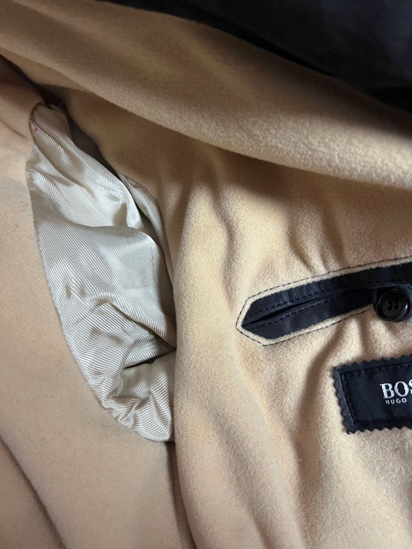 ジャケット・アウター Hugo Boss Leather Bomber Jacket