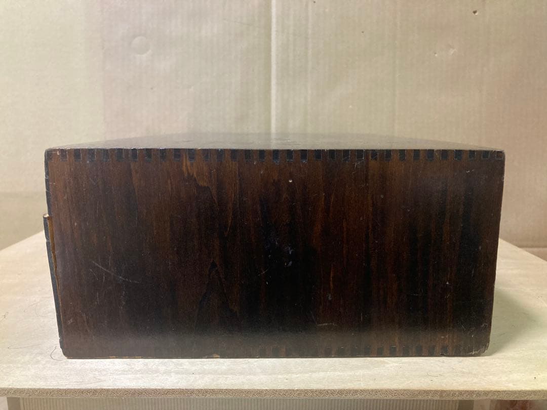 ビンテージ　猫のスプールキャビネット　什器　糸ケース