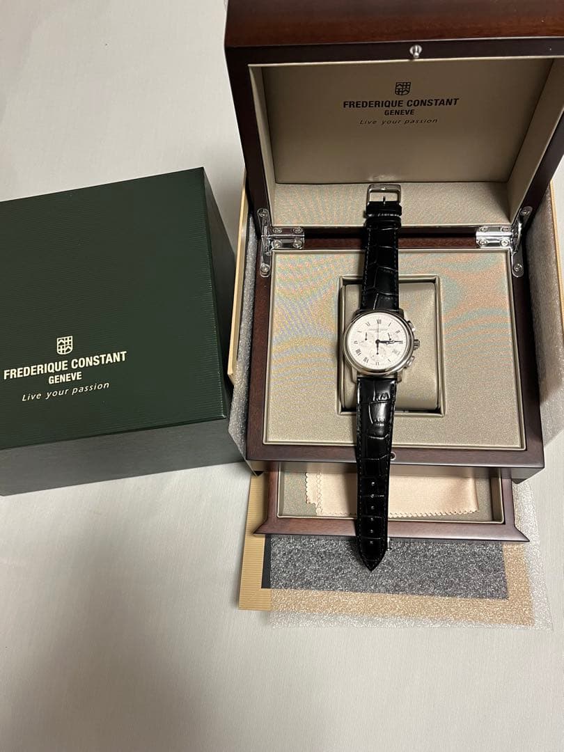 FREDERIQUE CONSTANT クロノグラフ腕時計