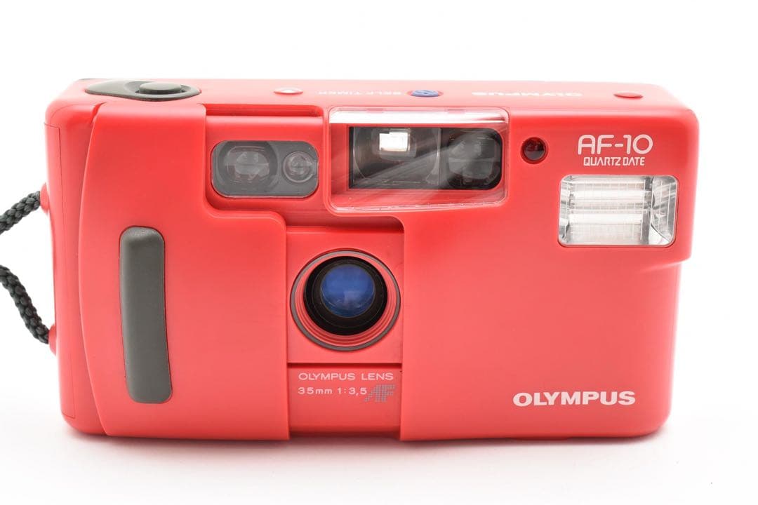 【完動品】Y-1391 稀少モデル OLYMPUS AF-10 レッド