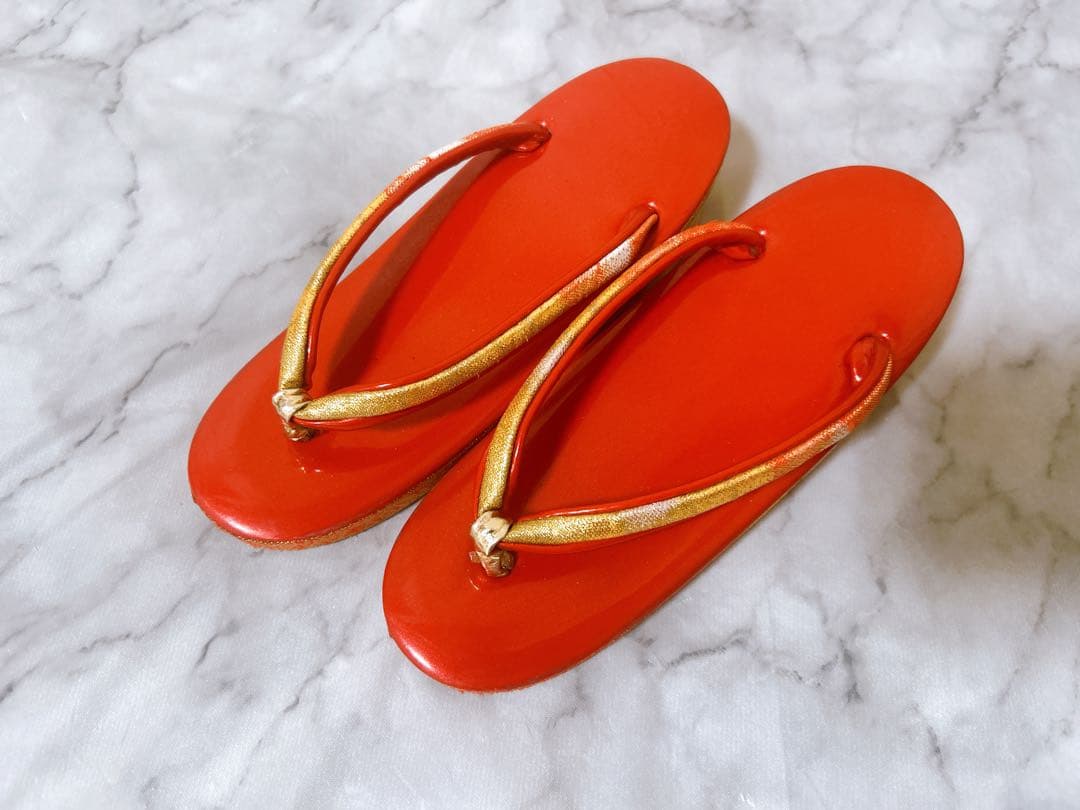 王道!!赤系鹿の子柄♡七五三　7歳　女の子　フルセット　一式　ピンク　ゴールド