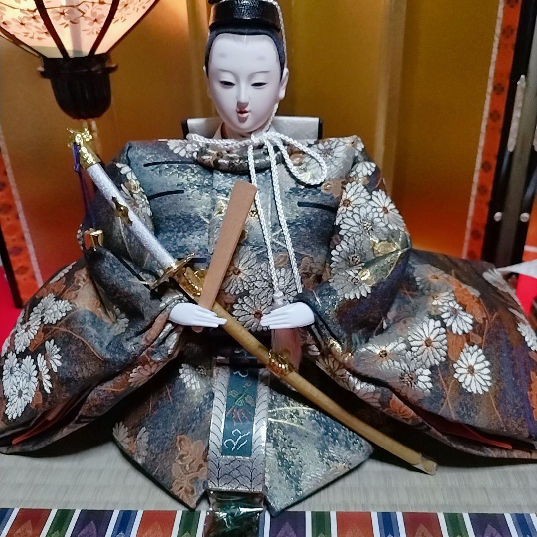 お雛様◆お内裏様◆7段飾り◆金屏風・ぼんぼり・三宝台（花器）◆美品