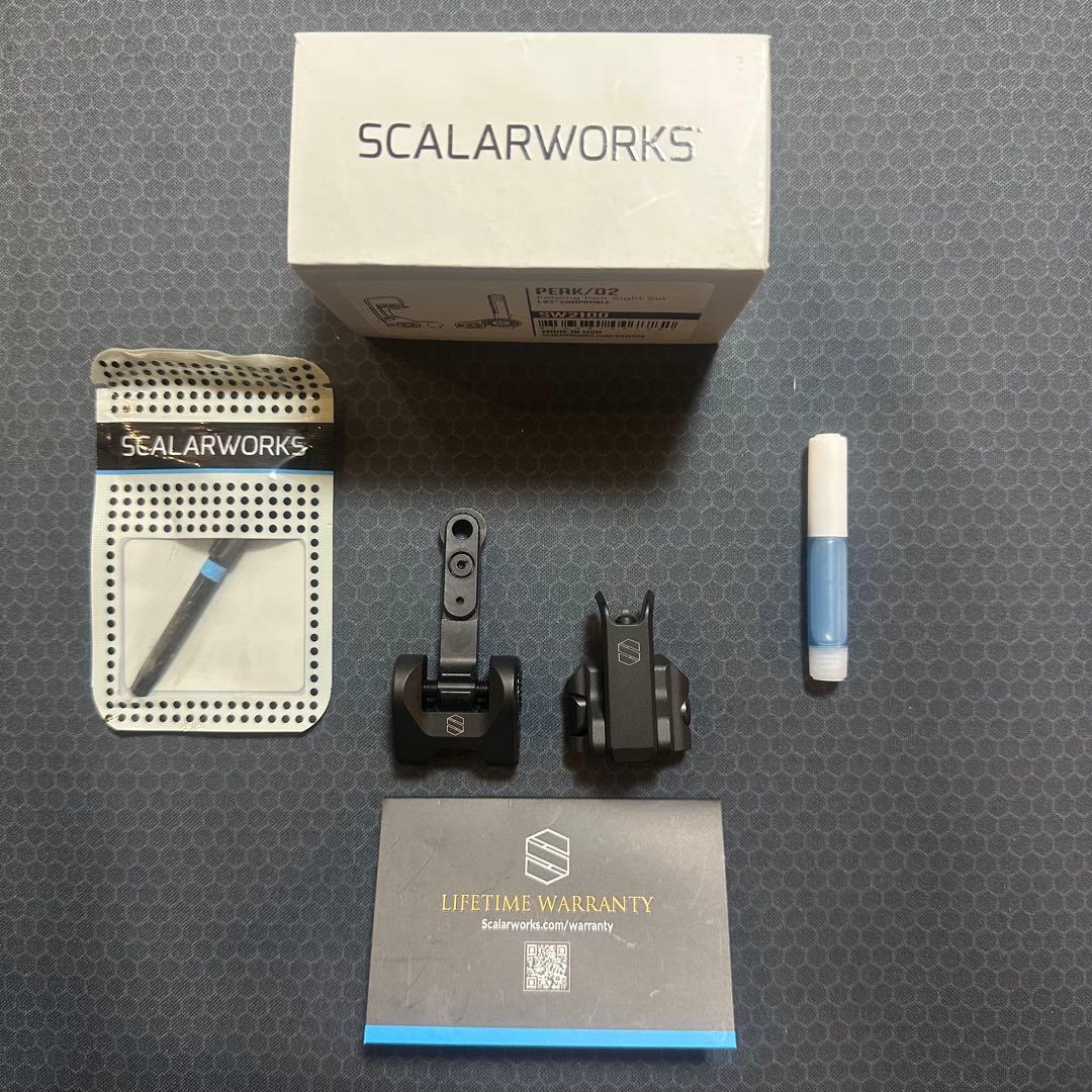 実物 SCALARWORKS PEAK/02 アイアン F・Rサイトセット