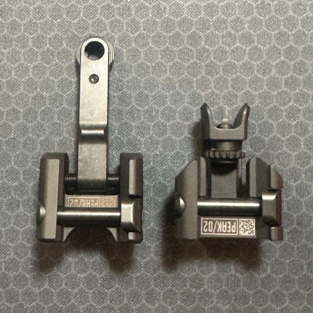 実物 SCALARWORKS PEAK/02 アイアン F・Rサイトセット