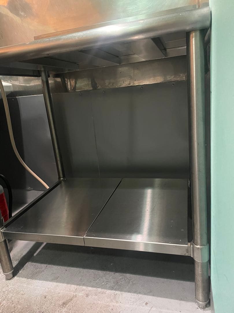 ステンレス 作業台 バックガード付 コンロ台