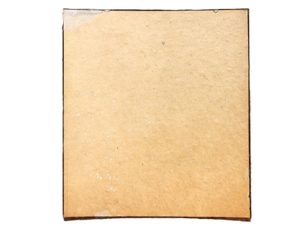 【 藤田隆治 日本画 】　肉筆色紙　状態良好