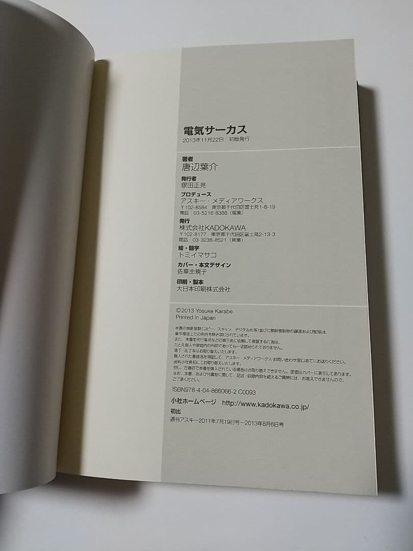 電気サーカス 唐辺葉介