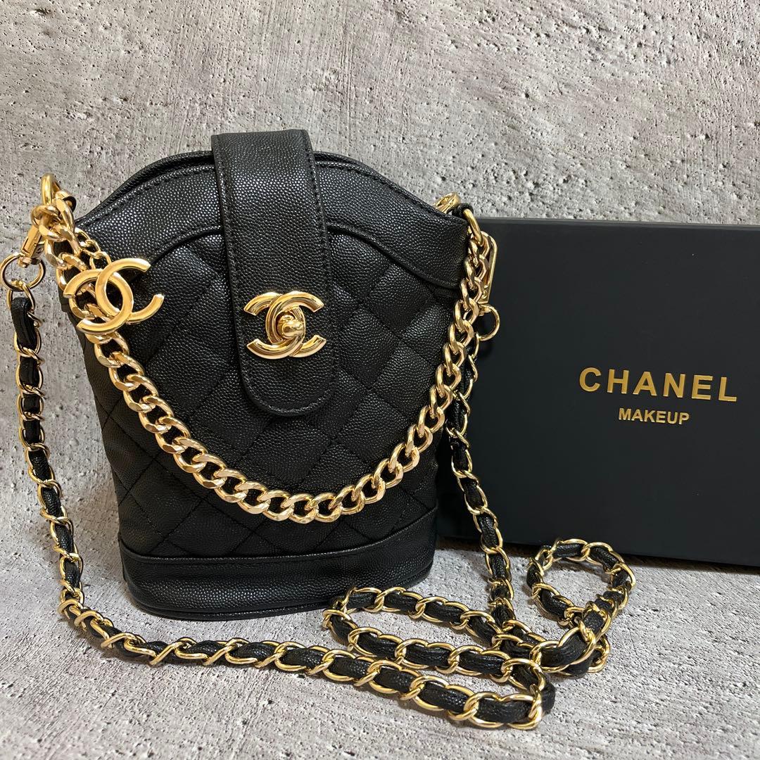 シャネルノベルティミニショルダー　ショルダーバッグ　2way バケット型