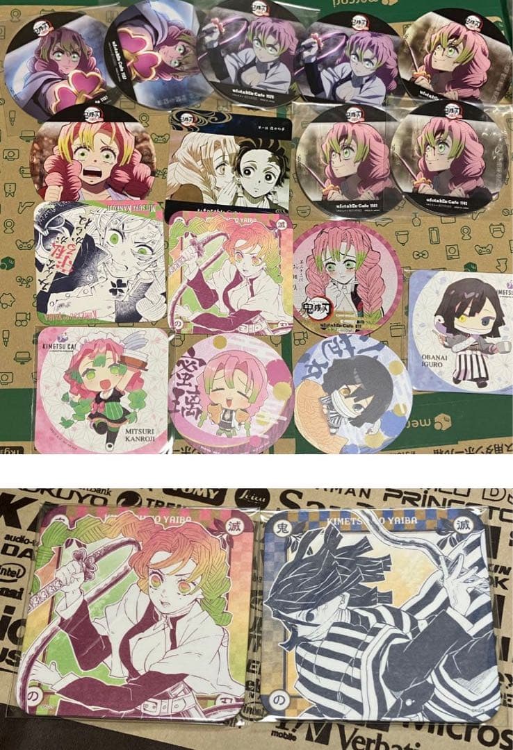 鬼滅の刃　甘露寺蜜璃　伊黒小芭内　コースター　 18点