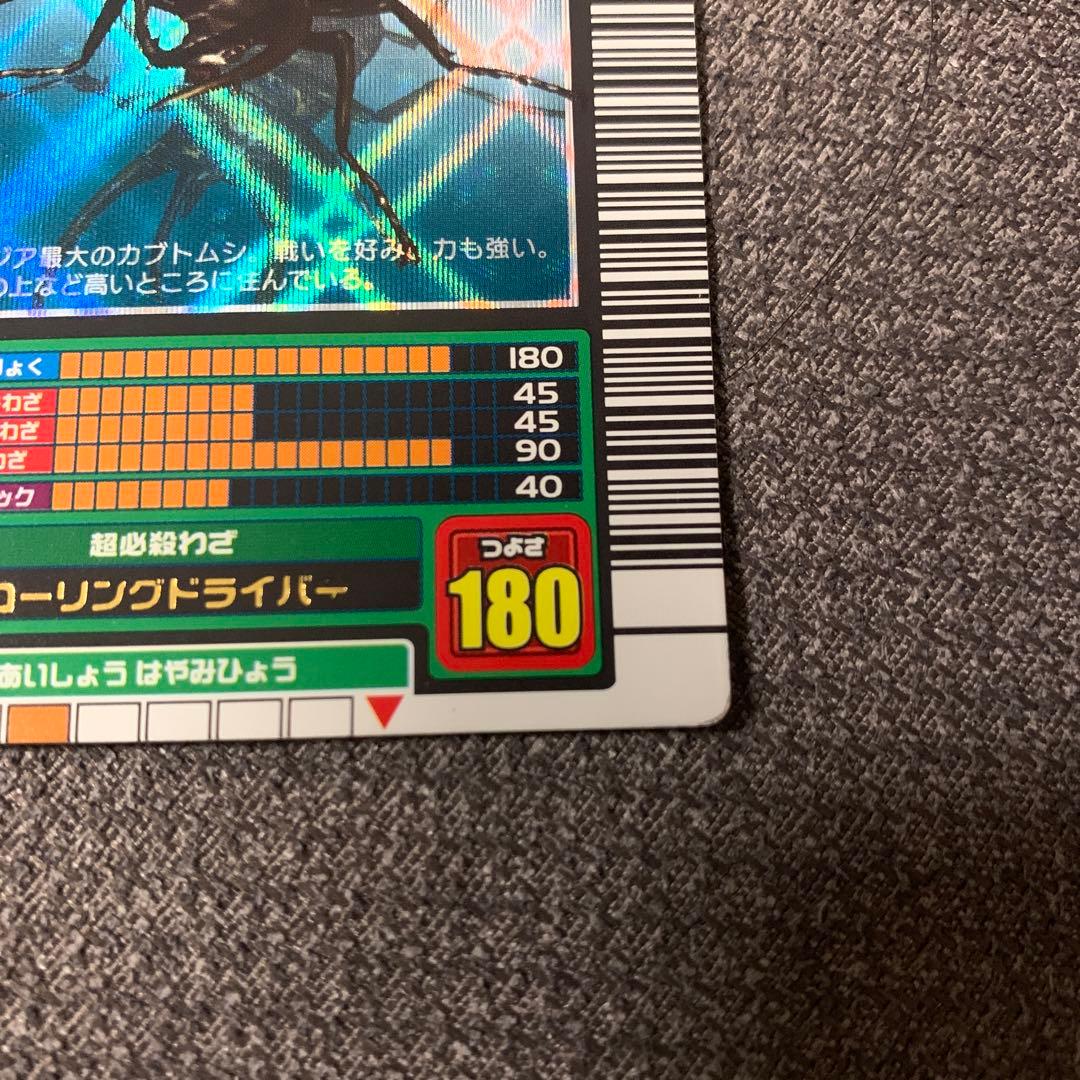 コーカサスオオカブトカード 004 青背景