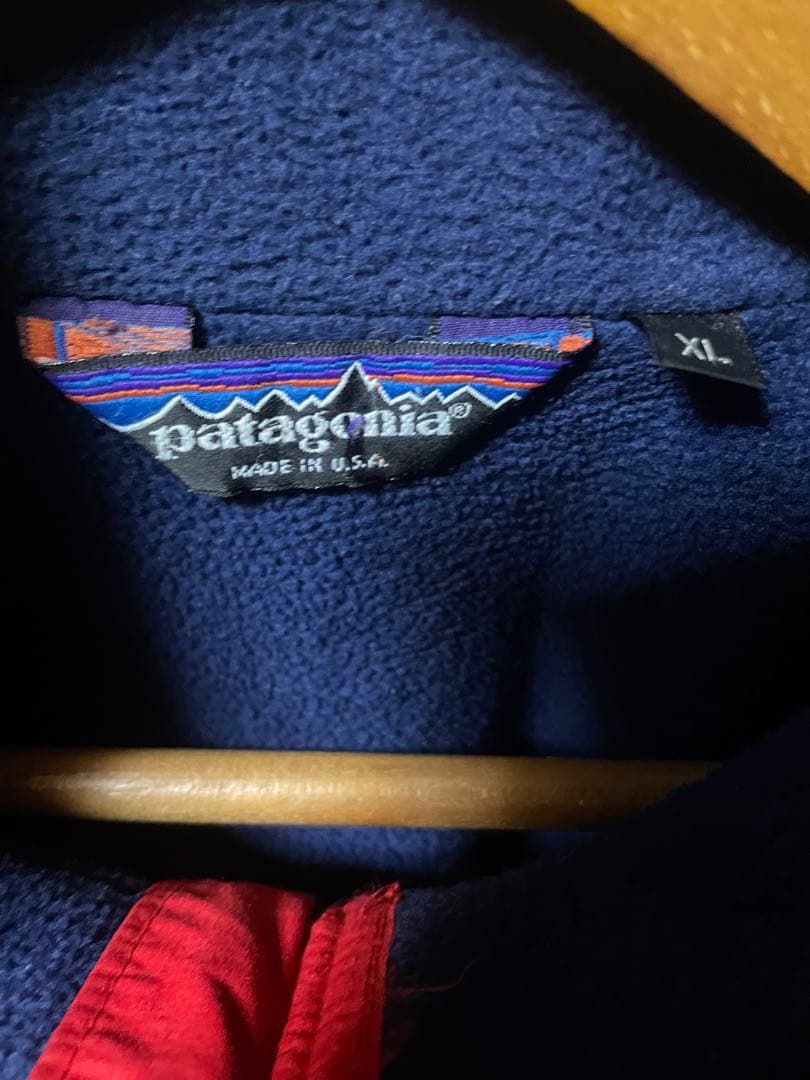patagonia USA製 シエルドシンチラ　フルジップジャケット XL 赤