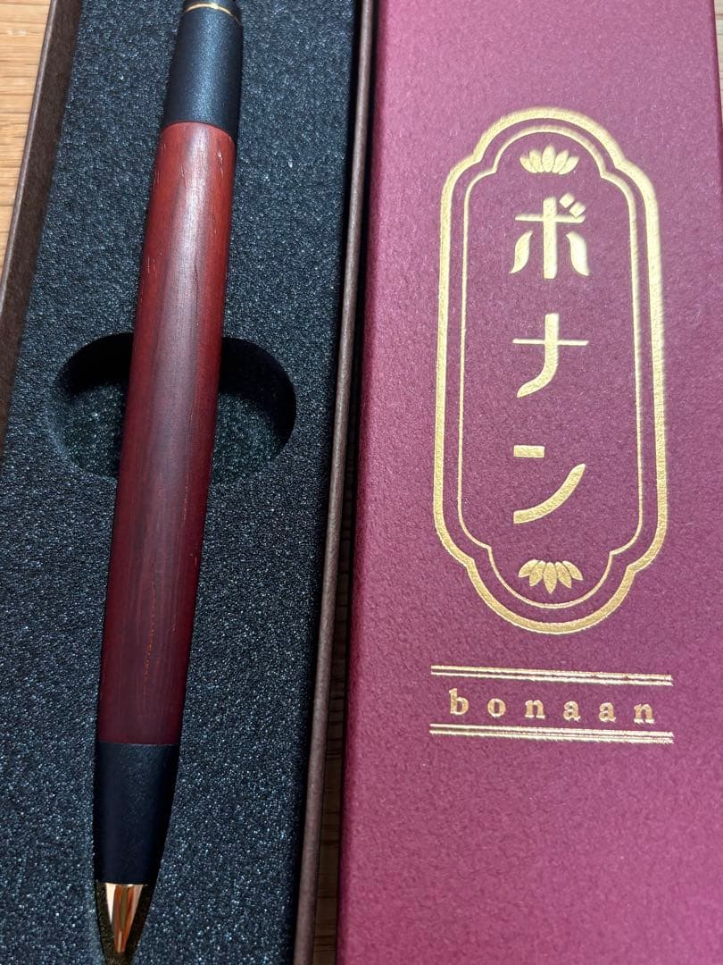 ボナンペン　紅紫檀　シャーペン　真鍮金具　【即購入可能】❗️