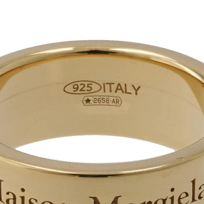 未使用 Maison Margiela ゴールド リング シルバー925 指輪