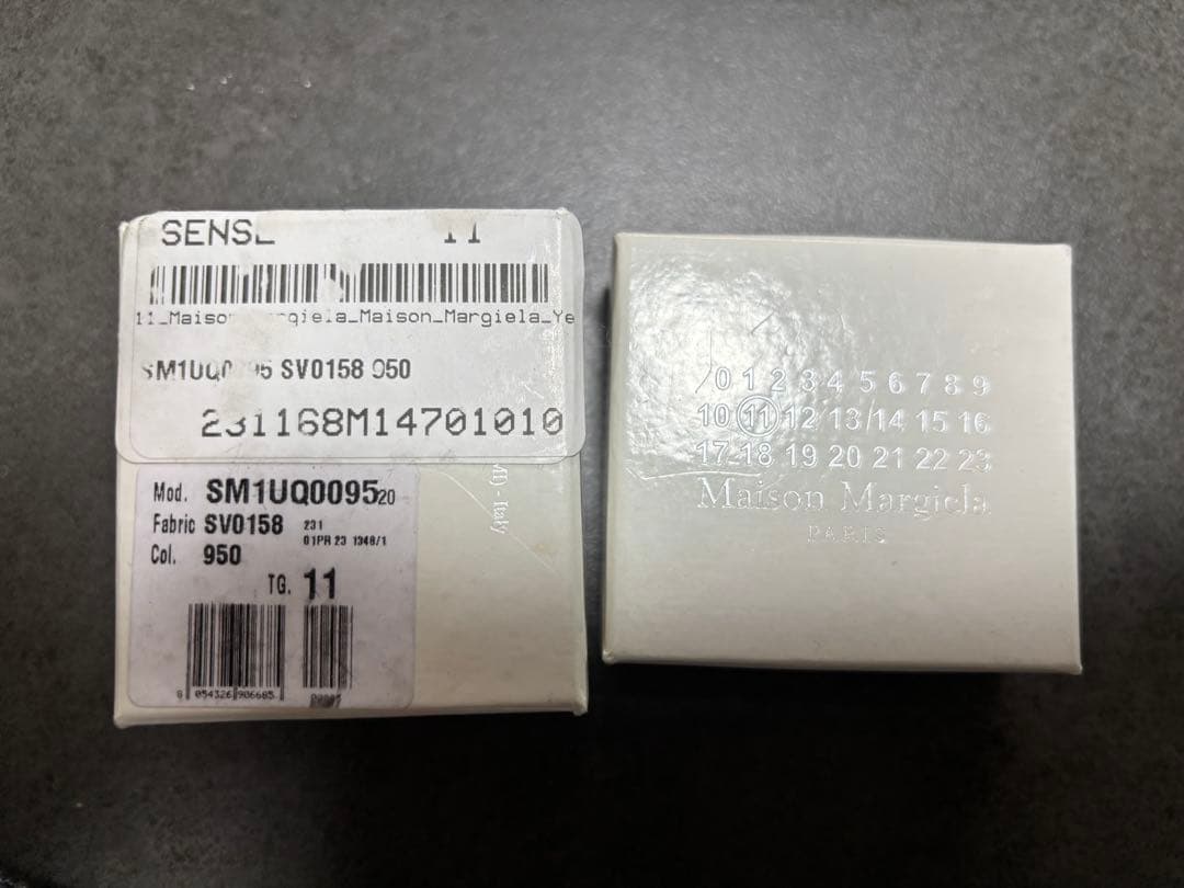 未使用 Maison Margiela ゴールド リング シルバー925 指輪