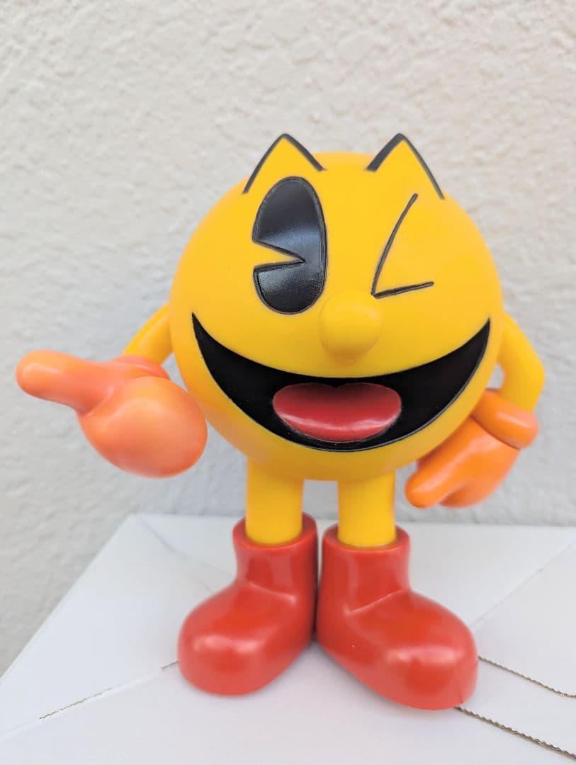 超レア&美品【パックマン フィギュア貯金箱(1999/中古のプライズ品) 】