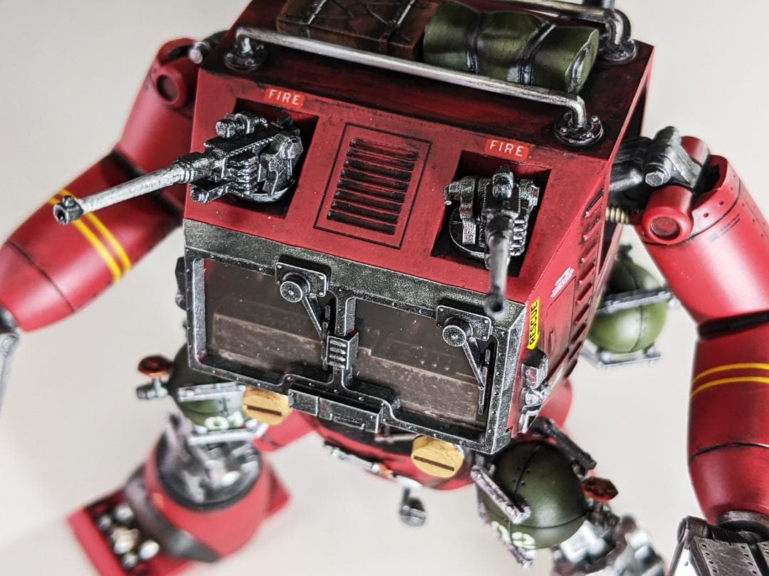 プラモデル　1/100 クラブタイプ（戦闘メカザブングル）組立塗装済