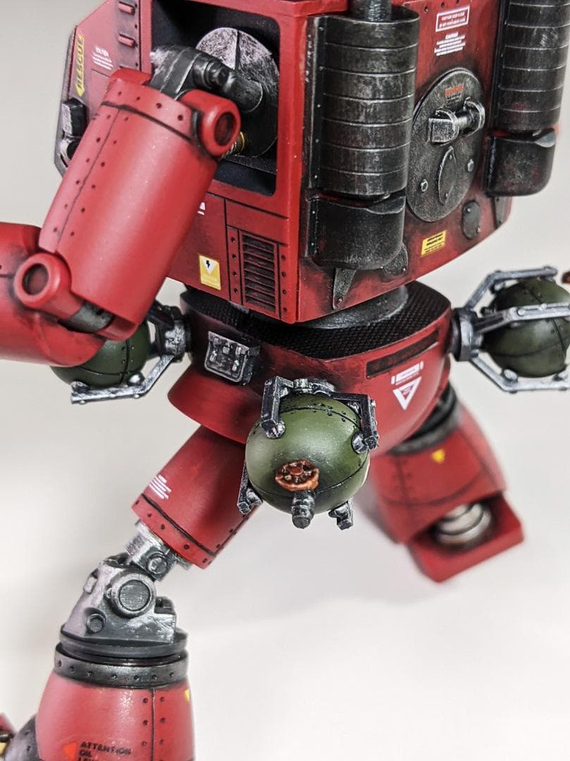 プラモデル　1/100 クラブタイプ（戦闘メカザブングル）組立塗装済