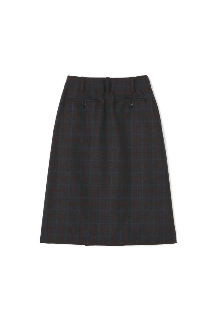 MARGARET HOWELL PLAID WOOL チェックスカート I