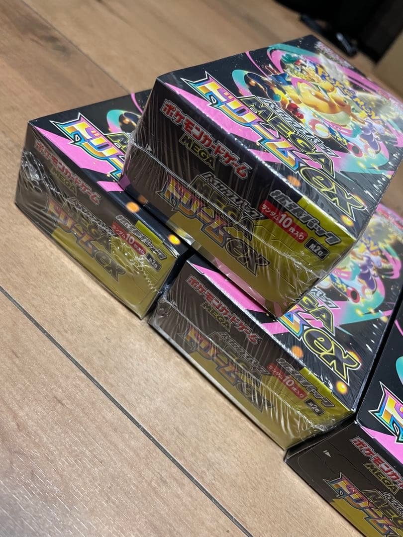 ポケモンカード MEGAドリームex シュリンク付3箱 無し3箱 計6箱セット