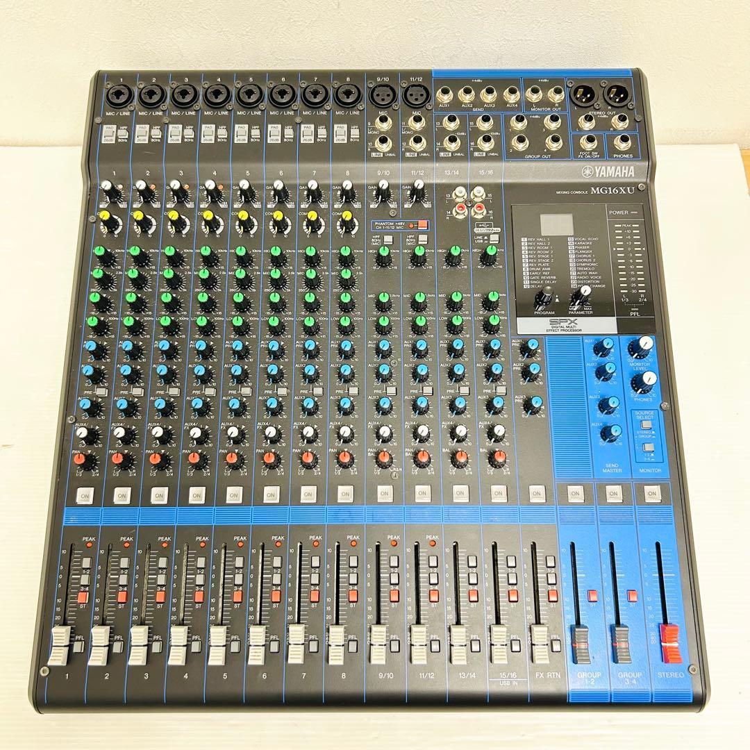 ラックマウント付 YAMAHA スタジオ アナログミキサー MG16XU ヤマハ